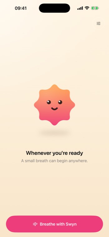 Swyn ready for a breath in day mode